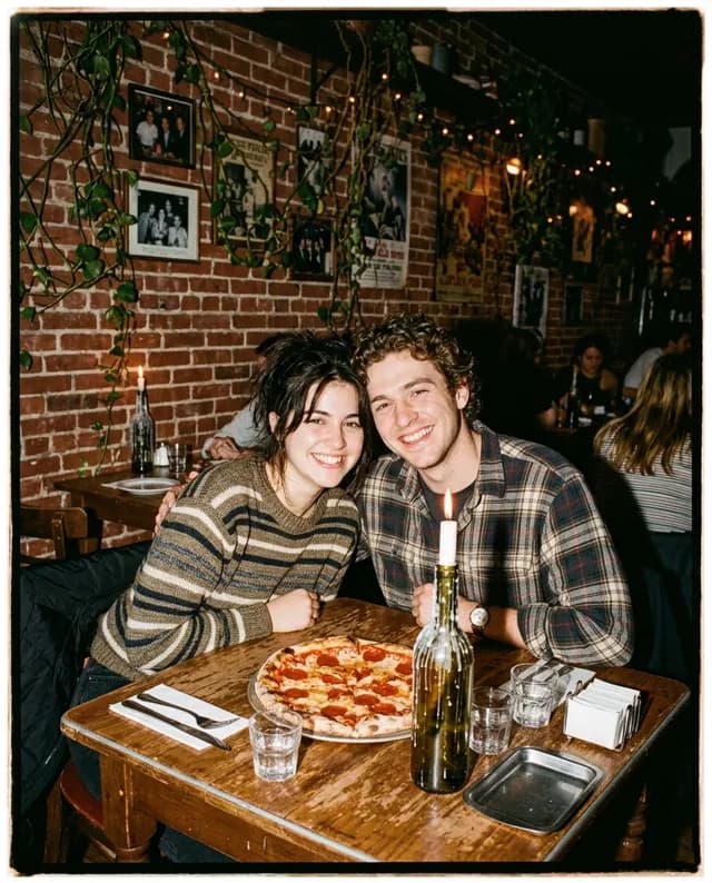Disposable camera photo: date night '25