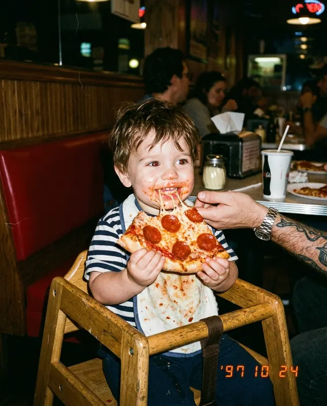 Disposable camera photo: first slice