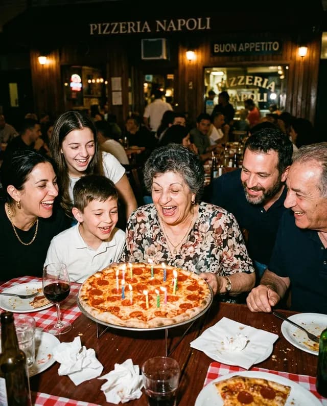 Disposable camera photo: nonna's birthday